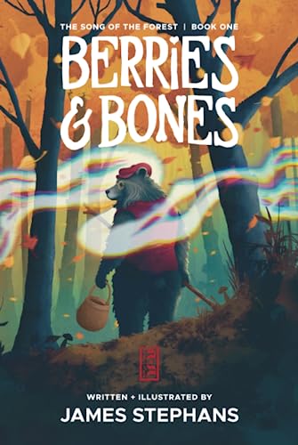 Berries and Bones by James Stephans

A bear wearing clothe is walking through the fall woods